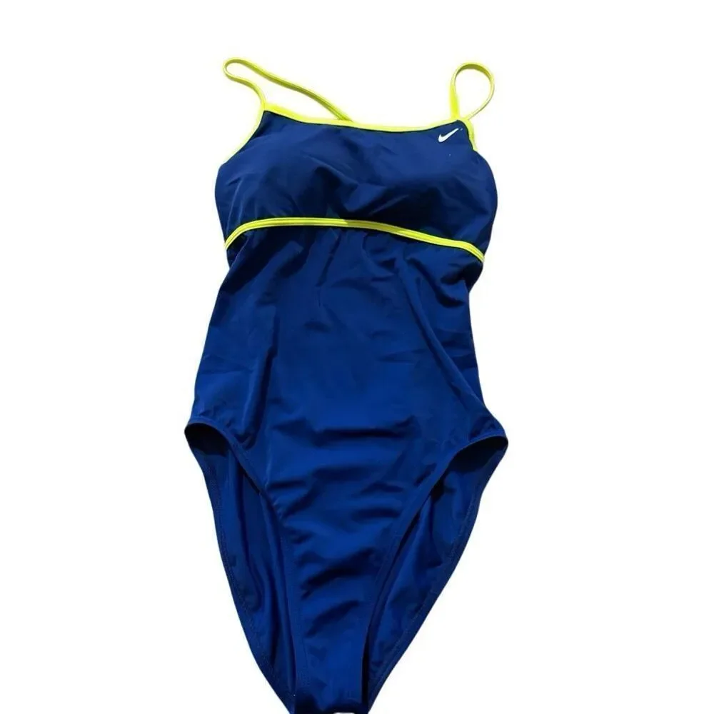 Nike blue one piece bikini size 12 girls